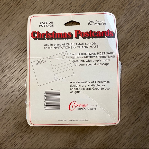 Vintage Conimar Christmas Postcards  18 cards New Kids By Fireplace - Picture 2 of 2